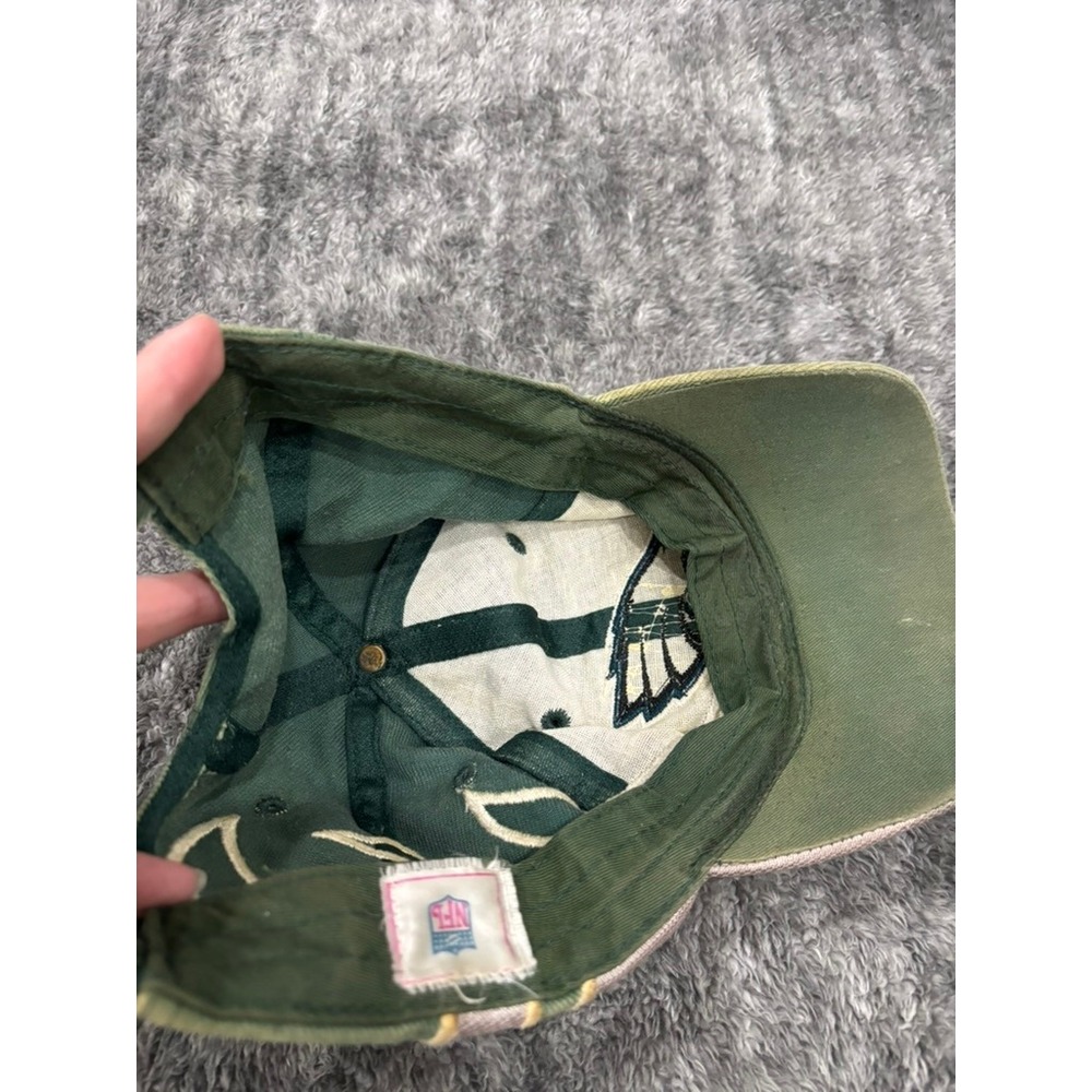 Philadelphia Eagles Flame Strapback Hat Green NFL… - image 7